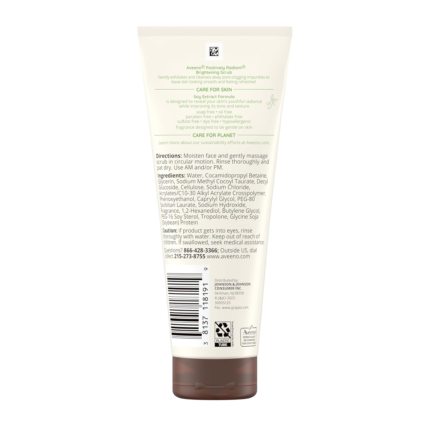 Thumbnail 5 de Aveeno Positively Radiant 7 oz Face Scrub
