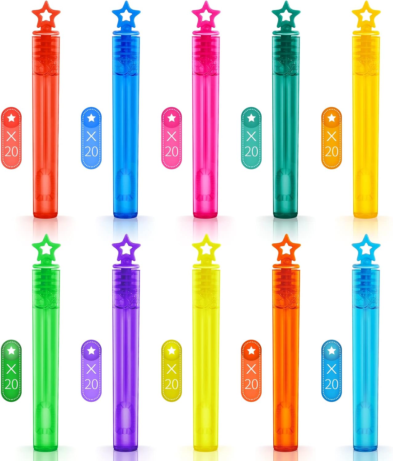 Detalle 2 de SpringFlower 200-Piece Mini Bubble Wands Party Favor Assortment