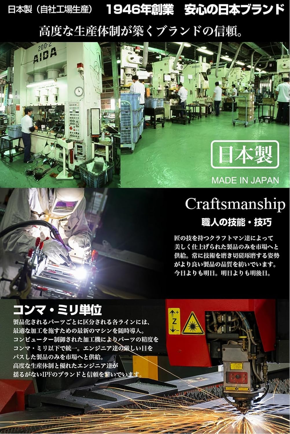 Detalle 2 de IPF EXPシリーズ EXJ-02 ジムニー専用サイドストレージパネルセット 左右セット・スチール製