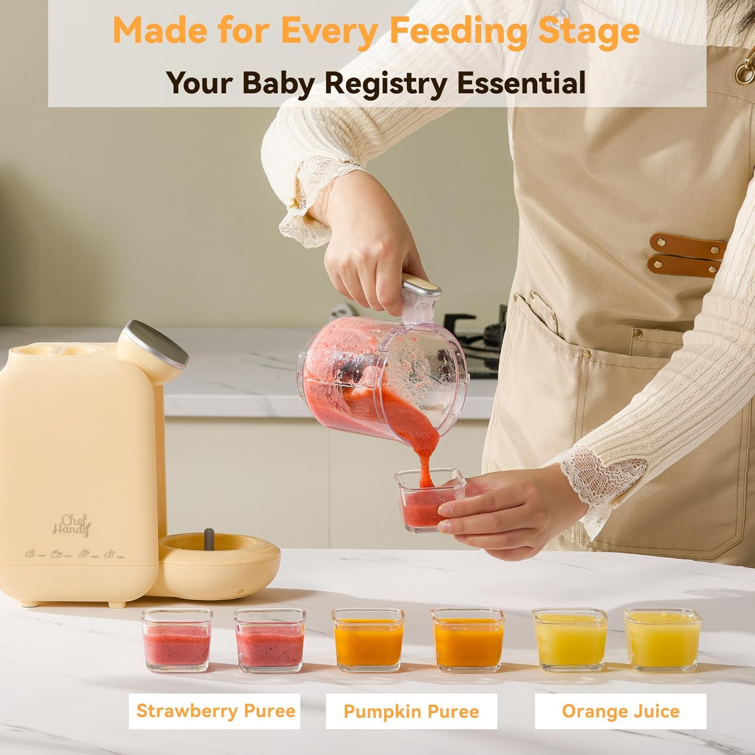 Thumbnail 6 de Chefhandy Baby Food Maker 5‑in‑1 with steamer