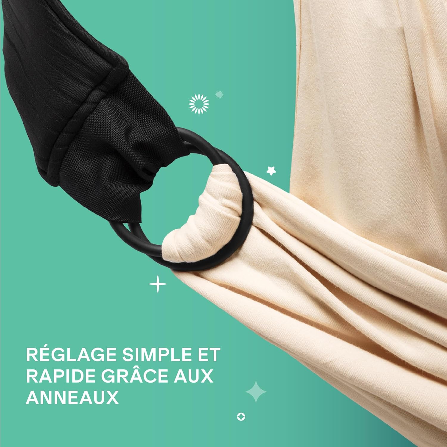 Thumbnail 4 de Koala Babycare Cuddle Band 2.0 écharpe de portage bébé élastique (jusqu’à 15 kg), ajustable et unisexe