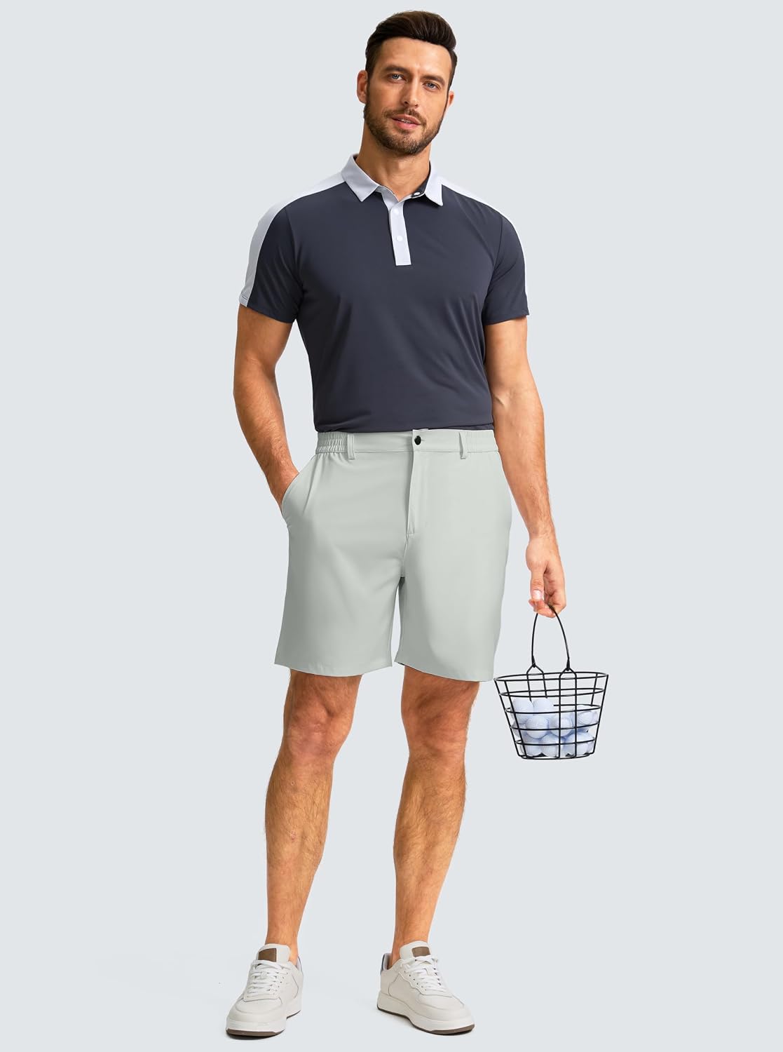 Detalle 2 de Men's Casual Golf Shorts, 7-Inch Inseam