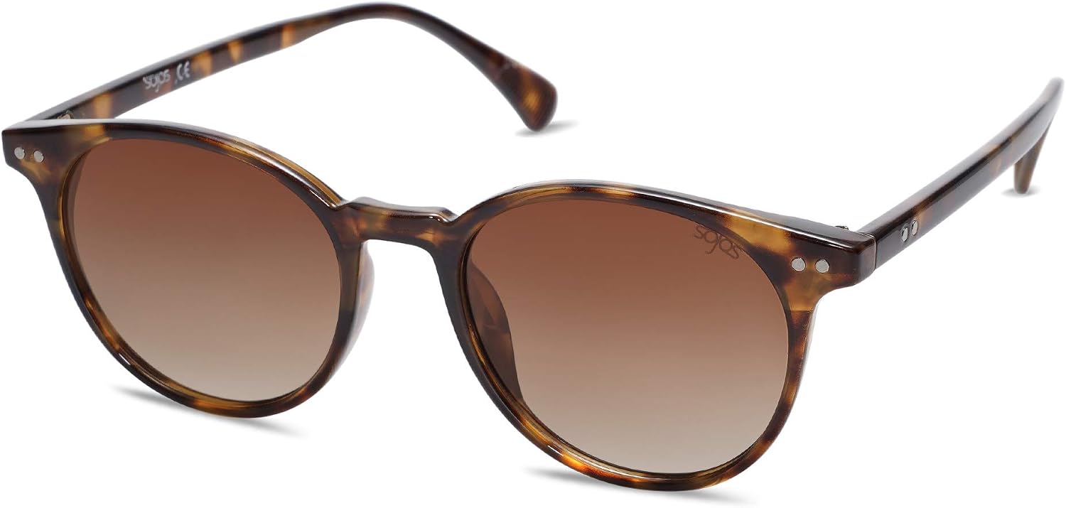 Thumbnail 6 de SojoS Polarisiert Sonnenbrille UV400 rund
