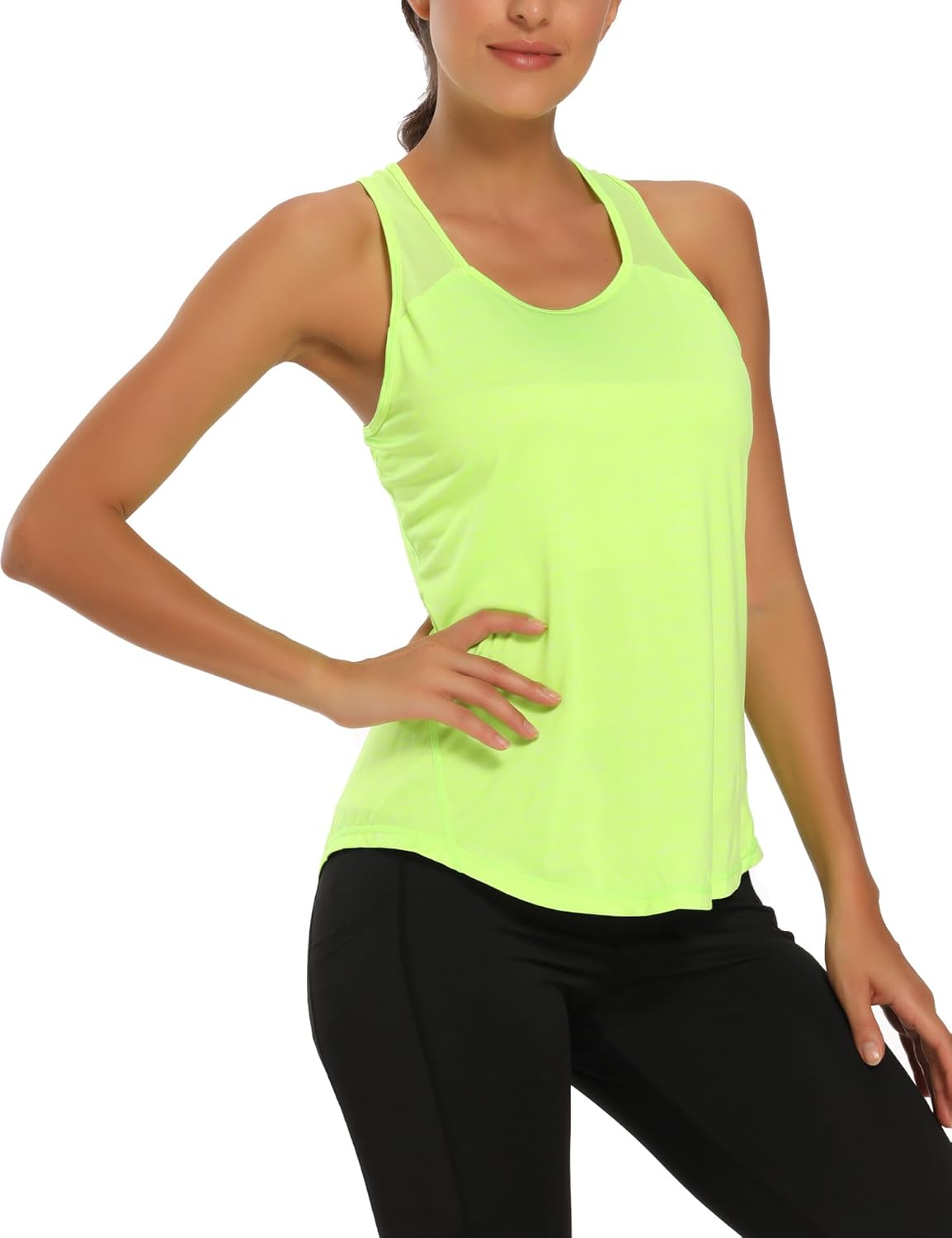 Thumbnail 1 de Dawnrole Women’s Workout Tank Top: Breathable, Flexible Gym Sleeves Optional