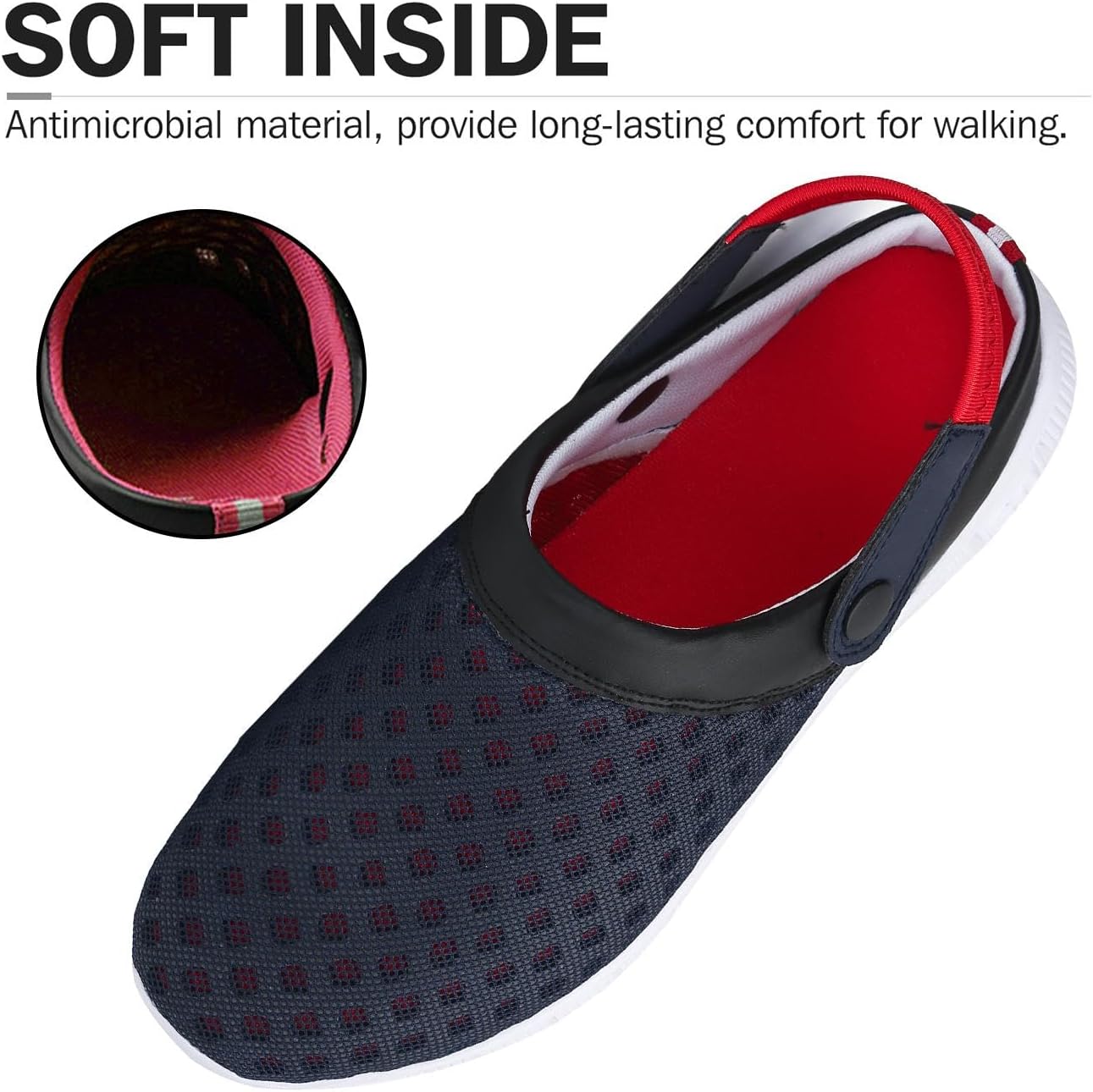 Detalle de SAGUARO Sabots Sandales Respirant – Chaussures de Jardin pour Hommes et Femmes