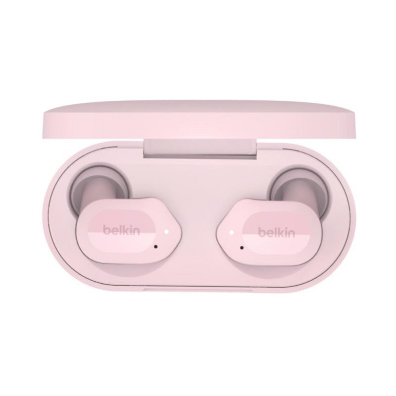 Detalle de Belkin SOUNDFORM Play Rosa: auriculares TWS con cancelación de ruido y 38 h de autonomía