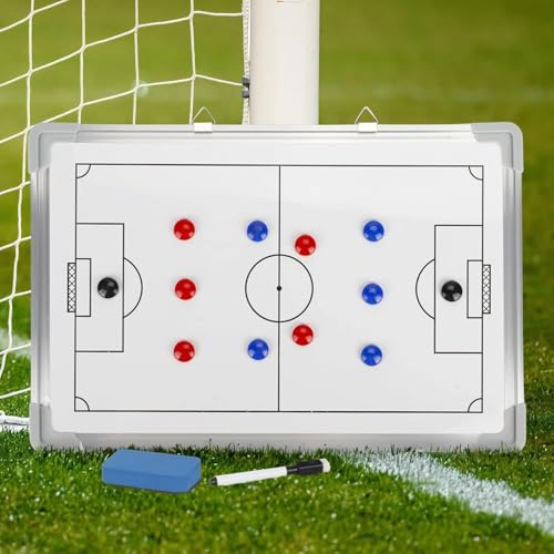 Thumbnail 5 de Magnetisch Fußball Taktiktafel – Doppeltes Strategietafel-Set mit Magnetetiketten (45 × 30 cm)