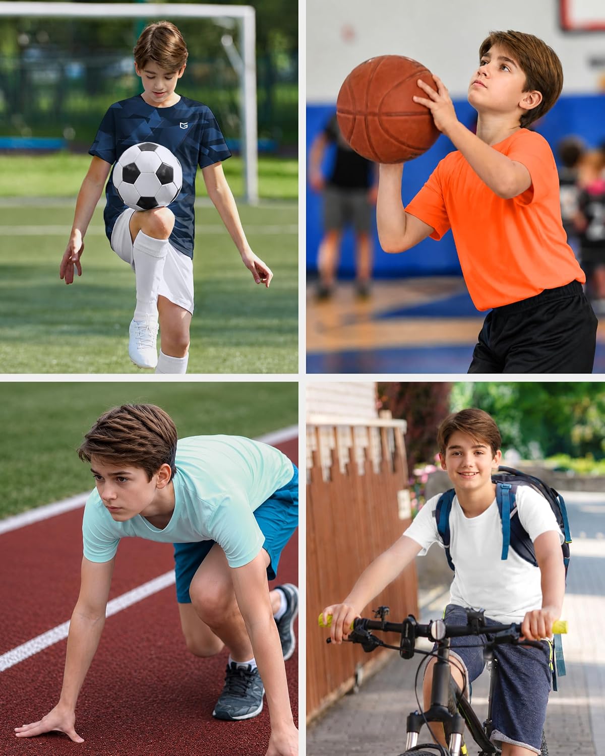 Detalle de G Gradual Boys' Athletic Shirt