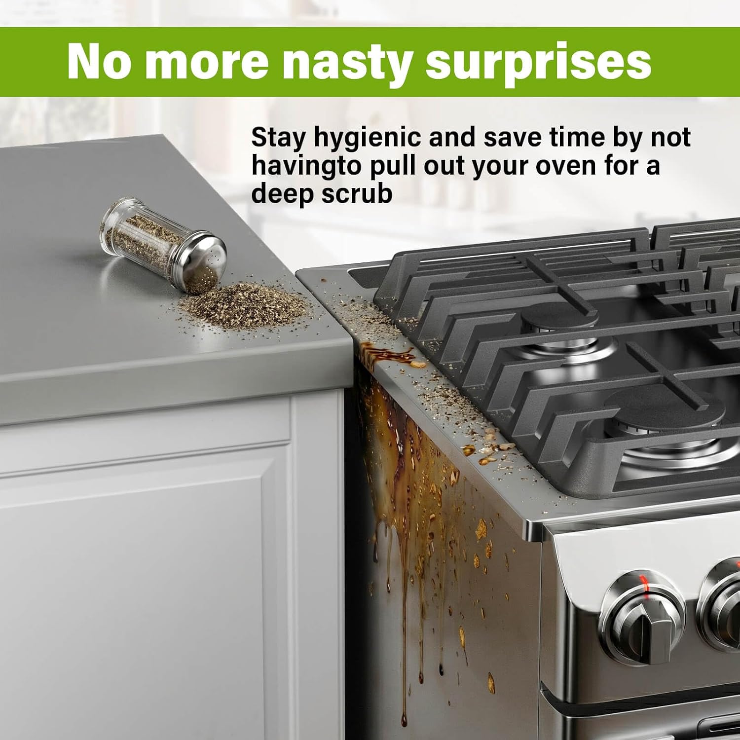 Thumbnail 6 de Stove Gap Covers, Stainless Steel