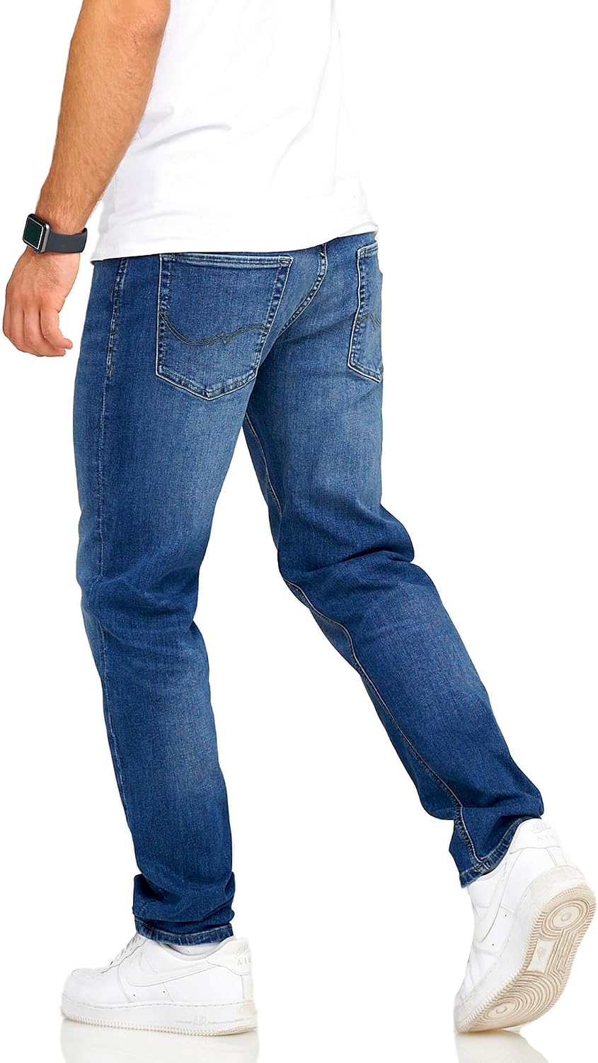 Detalle de JACK & JONES Infinity Herren Jeans Mike ARIS Comfort Fit Denim – Langlebiger Allrounder