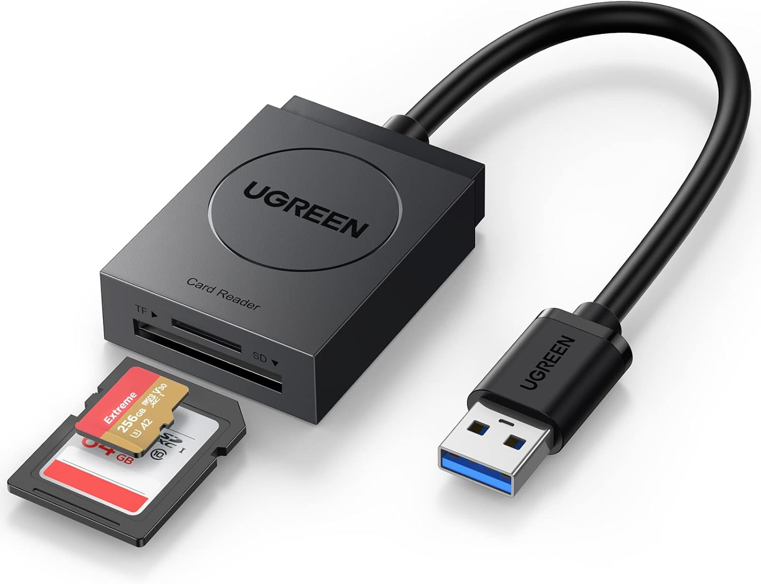 Detalle de UGREEN SD Card Reader 170 Mb/s adapter for SD/TF cards