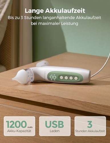 Thumbnail 7 de Momcozy BN007 Nasensauger elektrisch mit Nasenspray – 2-in-1 Lösung für Babys