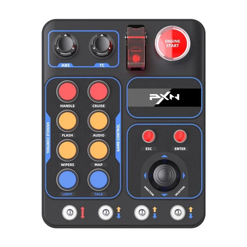 Imagen de Panel de Botones PXN CB1 para Simracing: 30 botones programables RGB en OfertitasTOP