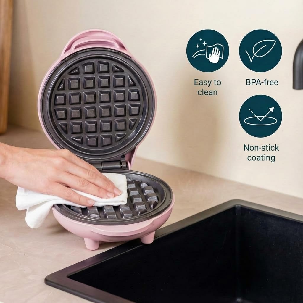 Thumbnail 5 de Bestron AMW500P Mini-Waffeleisen 550 W 🍪