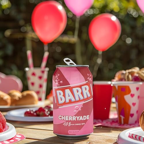 Thumbnail 3 de Barr Cherryade Zero Sugar Sparkling Soft Drink – 24 x 330ml Cans