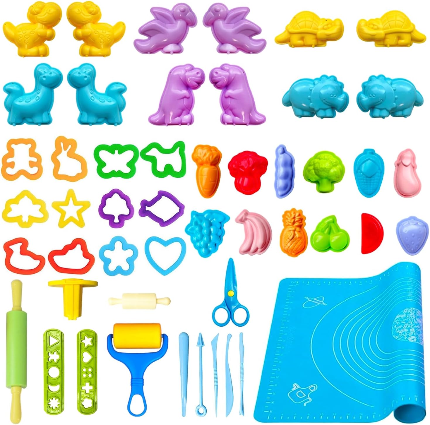 Detalle de VAIYNWOM Dough Tools and Cutters 47-Piece