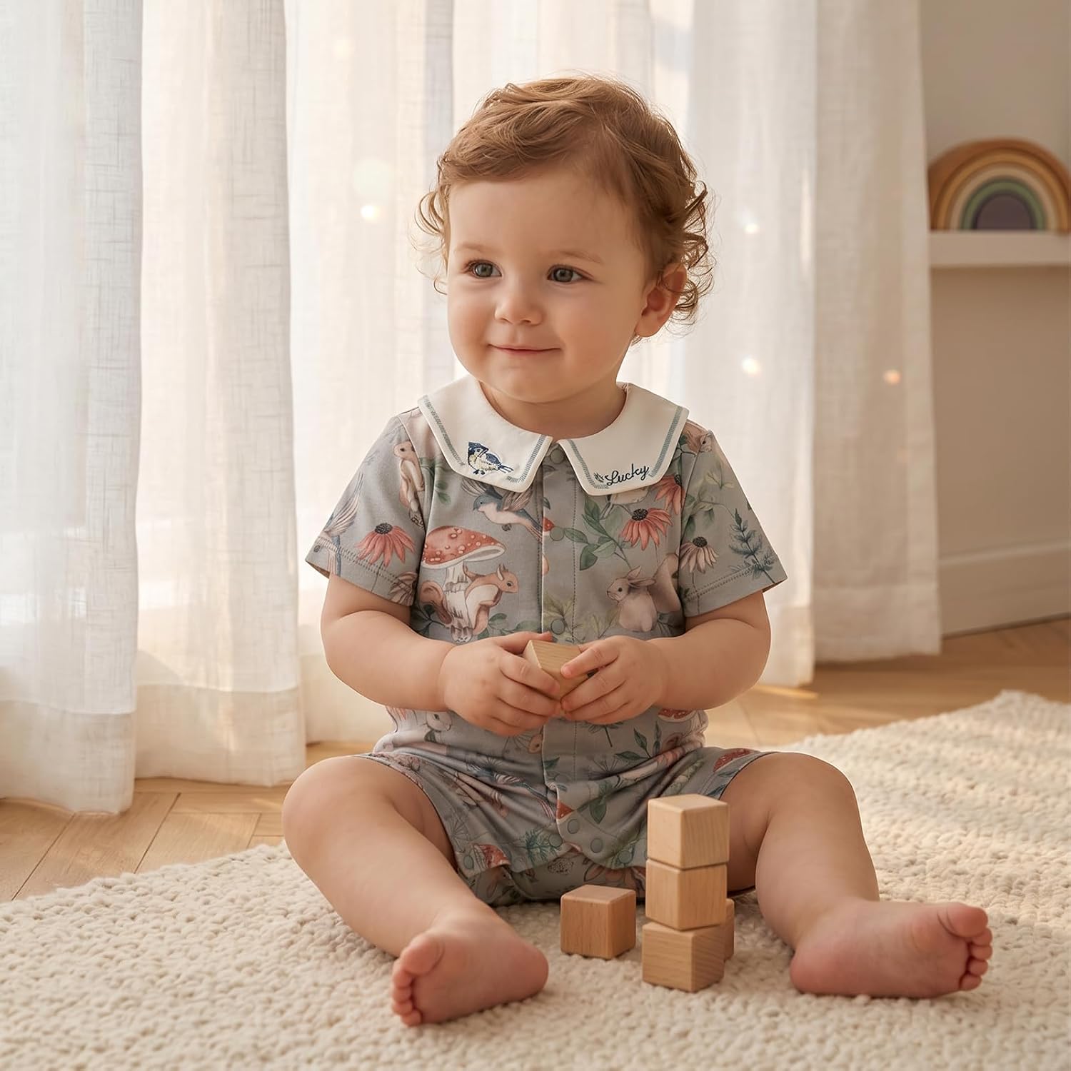 Detalle de Aqpa Baby Romper, 92% Modal