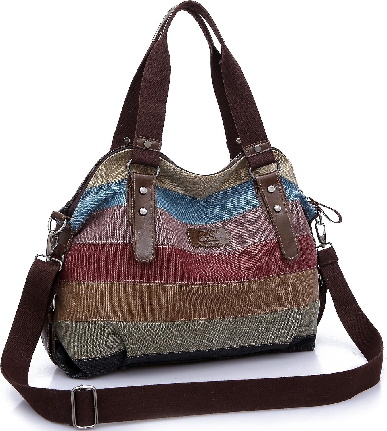 Thumbnail 2 de FreeMaster Canvas Hobo Tote Multi-Colour