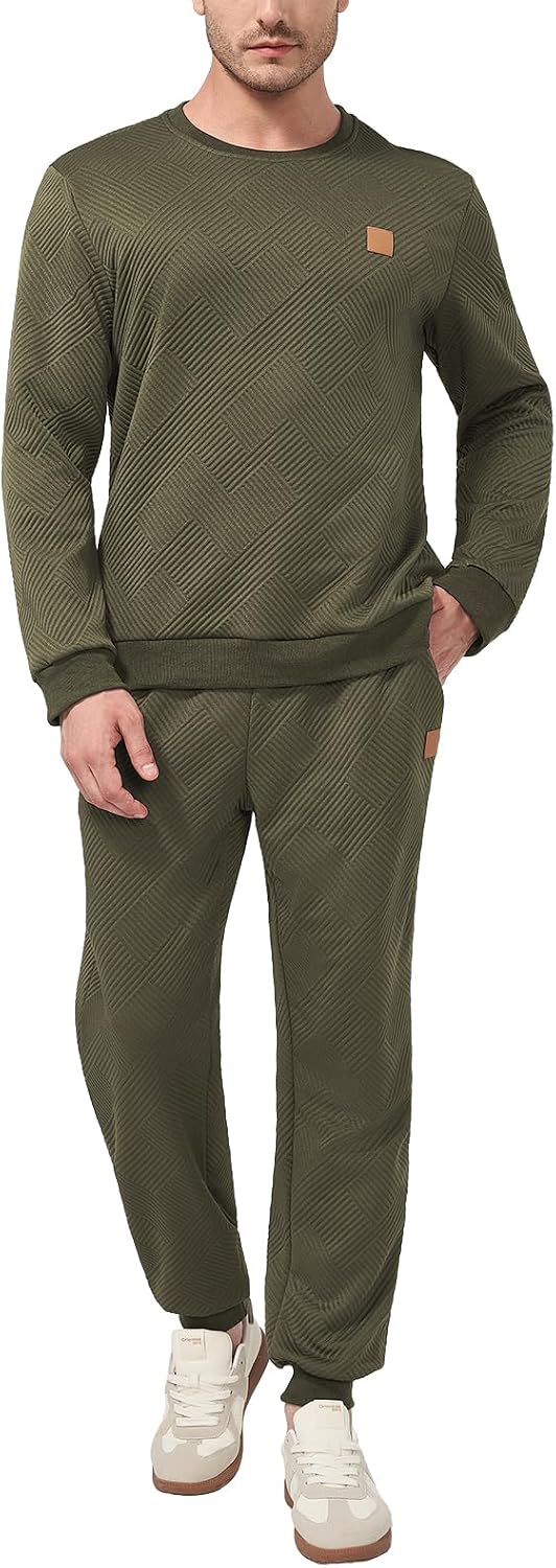 Detalle de KUYIGO Men's Tracksuit set with pockets S-XXL