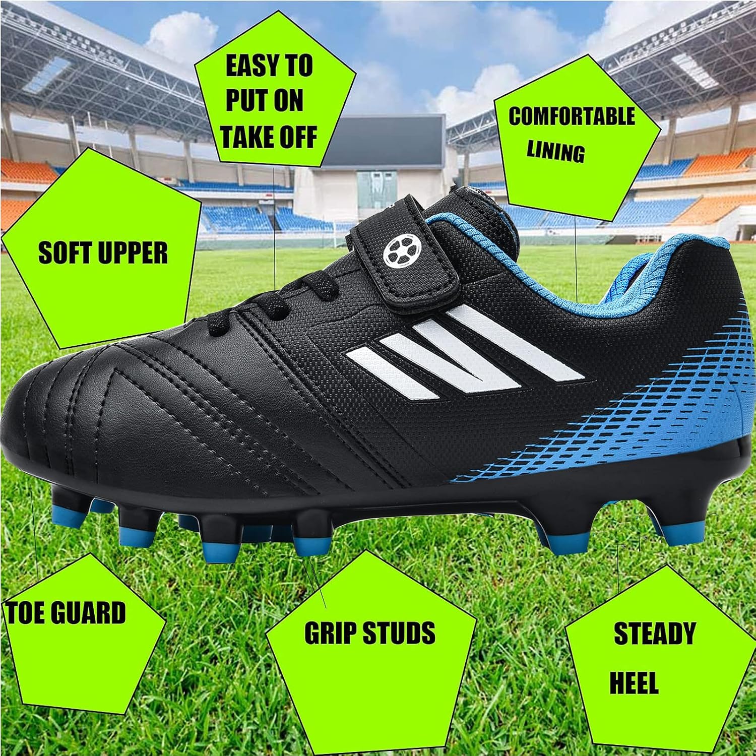 Detalle de Boys Football Boots FG/AG training shoes