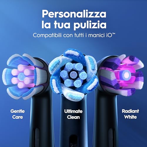 Thumbnail 11 de Oral-B iO 3 Spazzolino Elettrico Nero con 1 Testina, Custodia e Dentifricio