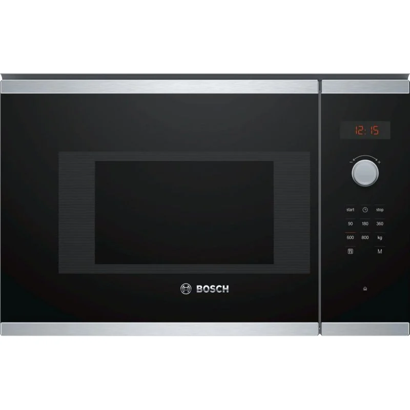 Detalle de Bosch Serie 4 BFL523MS0: Microondas integrado de 20 L y 800 W