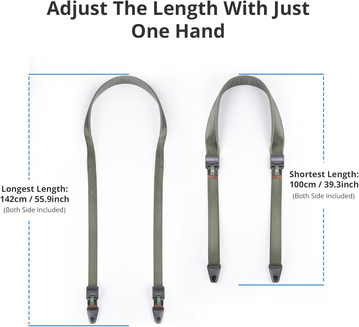 Thumbnail 3 de PGYTECH Camera Shoulder Strap Quick Release Wide - Adjustable 110–152 cm