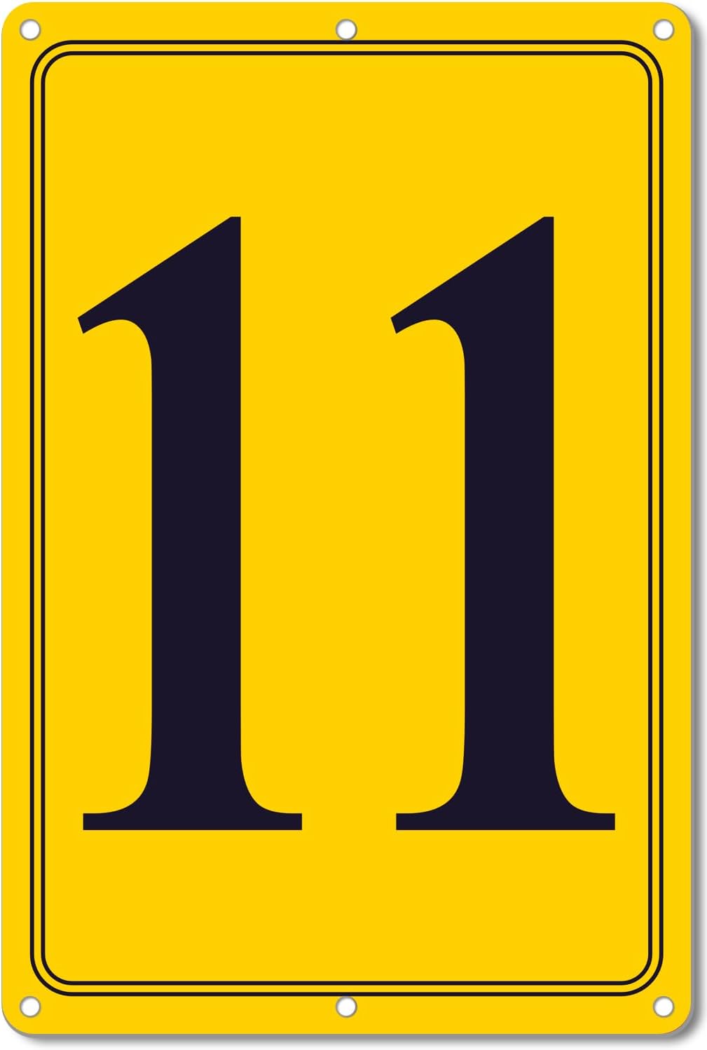 Detalle de i-CowFun Aluminum Number Sign, 12" x 8