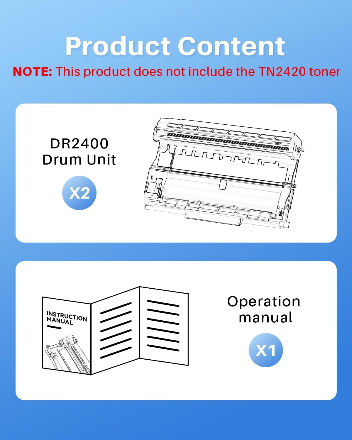 Thumbnail 4 de Skydo DR2400 Drum Unit 12,000 pages 🖨