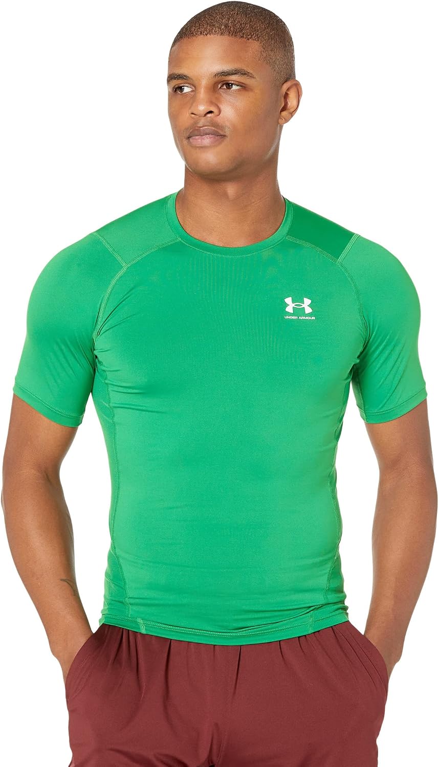 Thumbnail 5 de Under Armour HeatGear Compression Shirt da uomo – Black/White, M