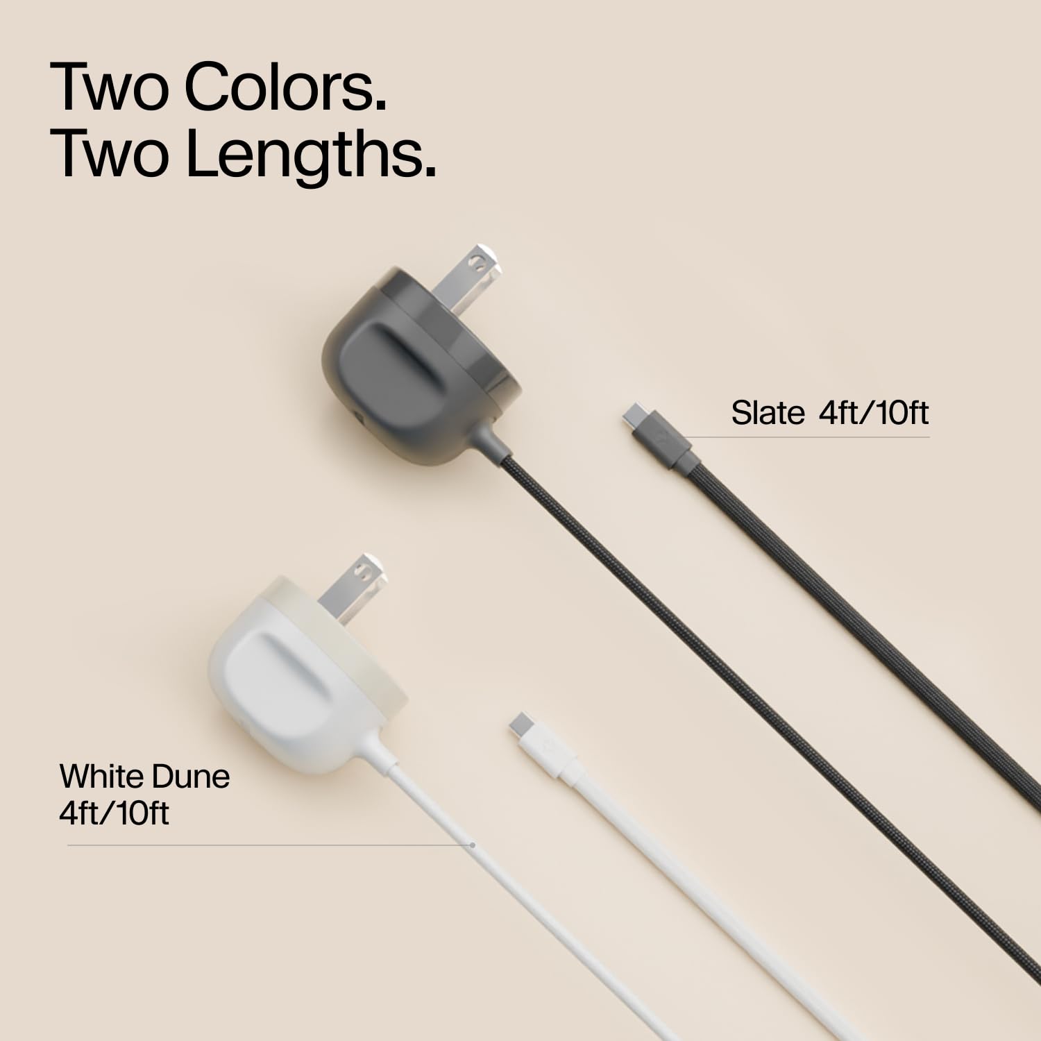 Thumbnail 6 de Twelve South PowerCord All-in-One 30W USB-C Fast Charger with 4 ft Cable and Wall Adapter (Slate)