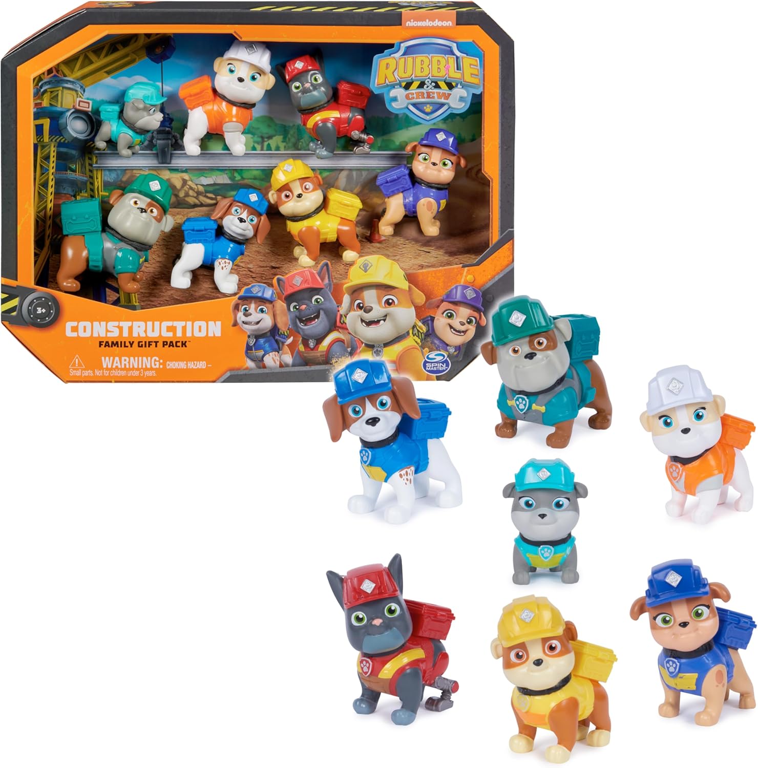 Detalle de Rubble & Crew Spielfiguren-Geschenkset: 7 detailgetreue Hundefiguren zum Sammeln (ab 3 Jahren)