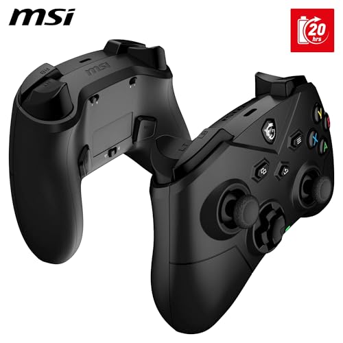 Detalle de MSI FORCE GC300 Wireless PC Gamepad Controller – Tri-Mode, 600mAh, D-Pad intercambiabili