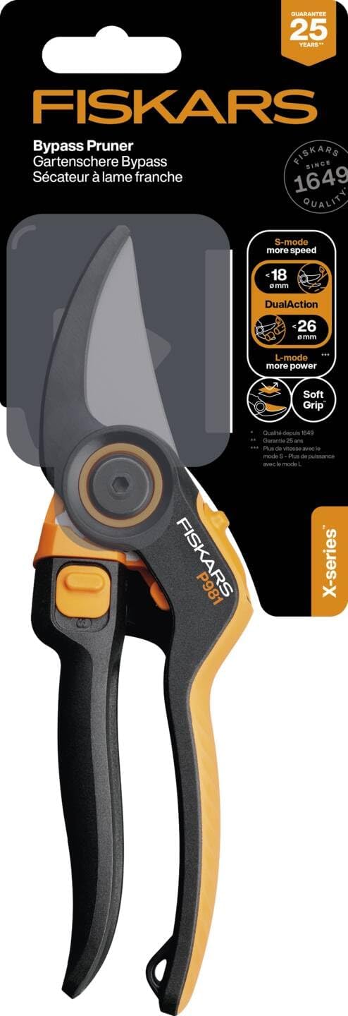 Thumbnail 6 de Fiskars X-series DualAction P981 trädgårdssax med sidoskär och 2-i-1-läge