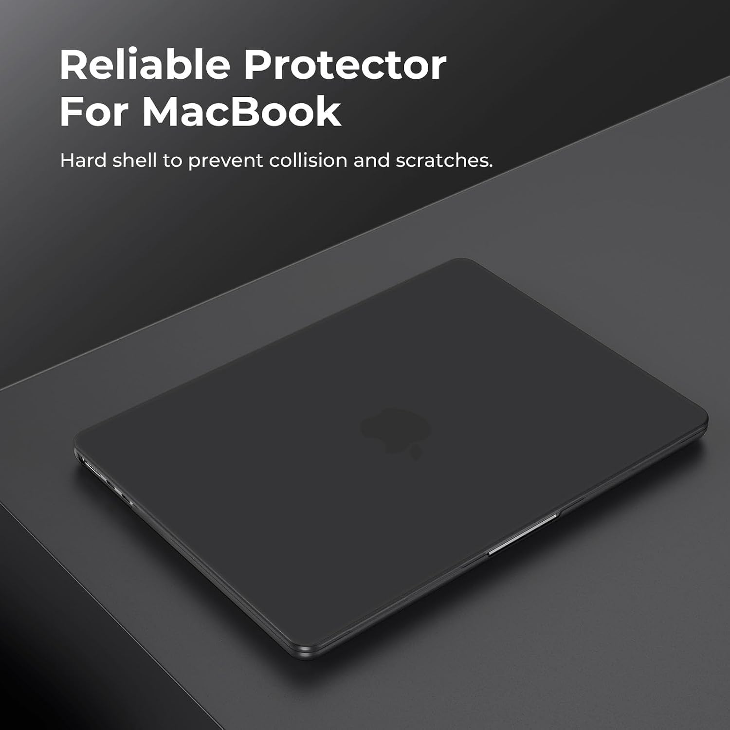 Detalle 2 de EooCoo Matte Black Case for 15-Inch MacBook Air M2–M5