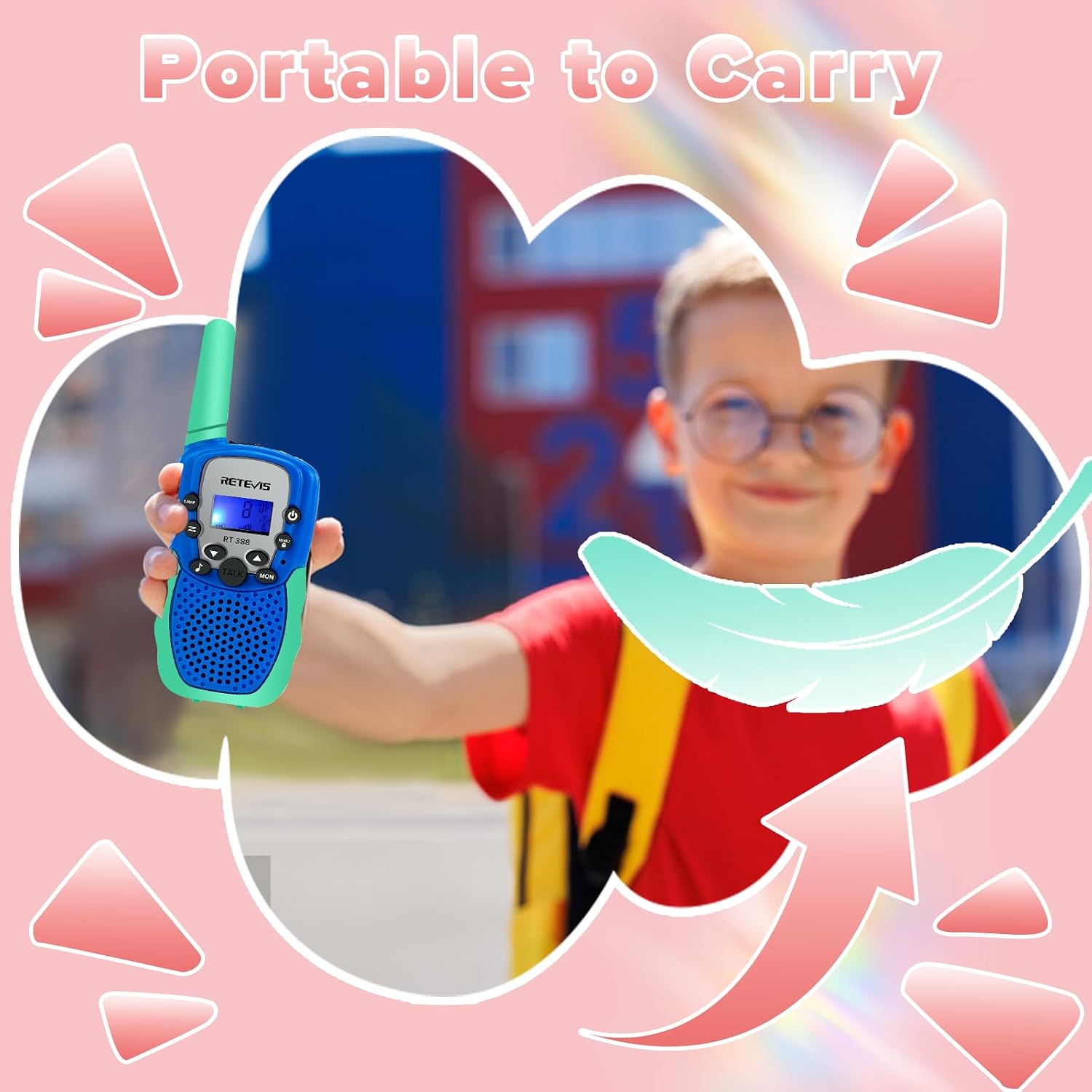 Thumbnail 6 de Retevis RT388 Walkie Talkie Kinder 8 Kanäle