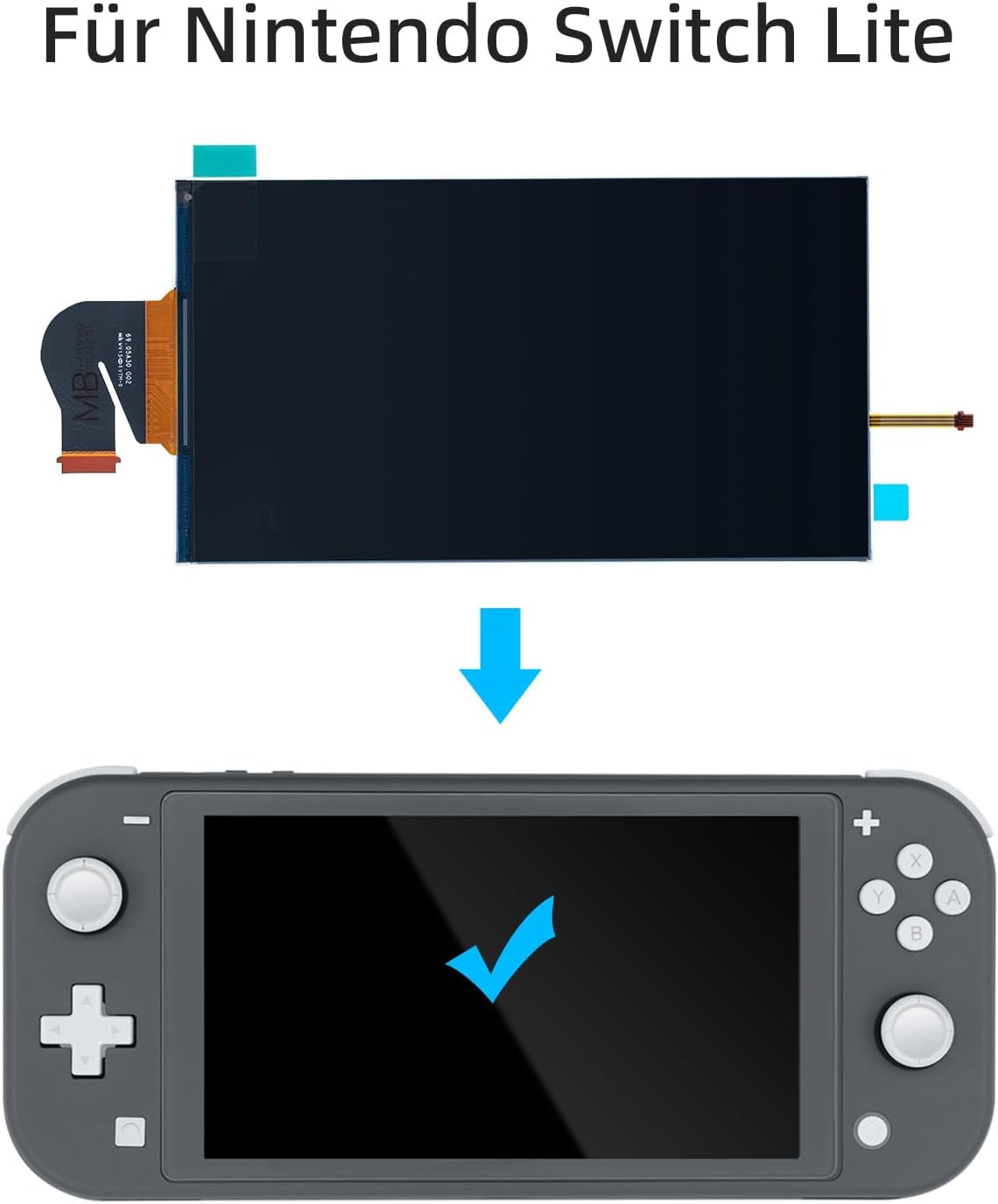 Thumbnail 1 de Wigearss LCD Display für Switch Lite Reparatur