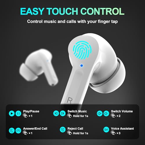 Detalle 2 de Cervanta Auriculares Bluetooth 5.3 con pantalla LED, 35 horas y carga USB-C