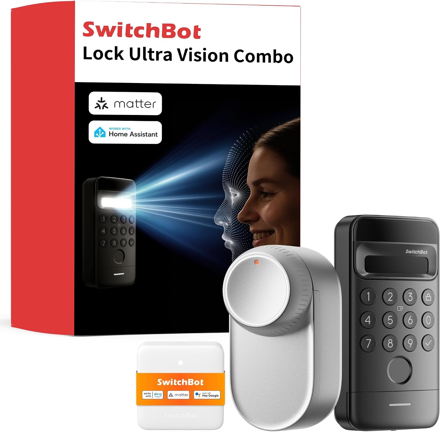 Detalle de SwitchBot Smart Lock Ultra WLAN mit Vision