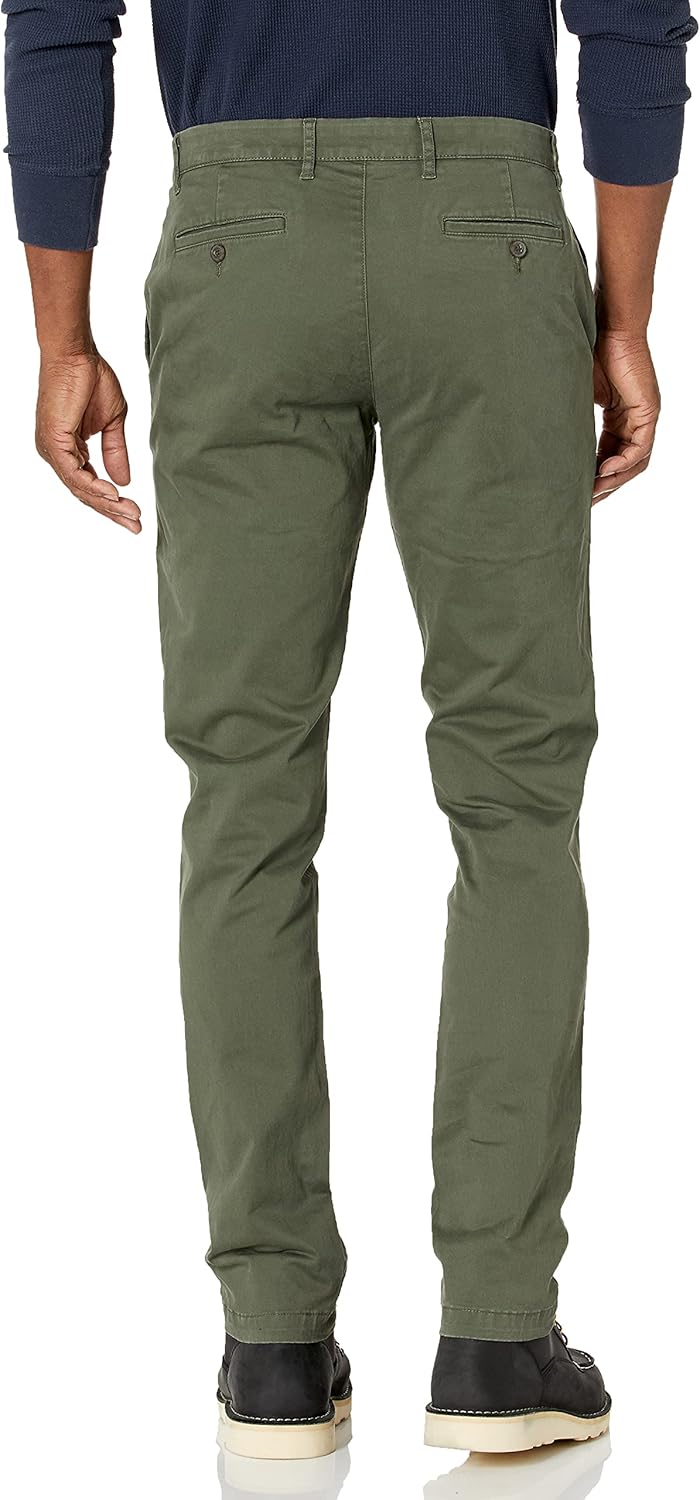 Thumbnail 1 de Amazon Essentials Men's Skinny-Fit Washed Comfort Stretch Chino Trousers