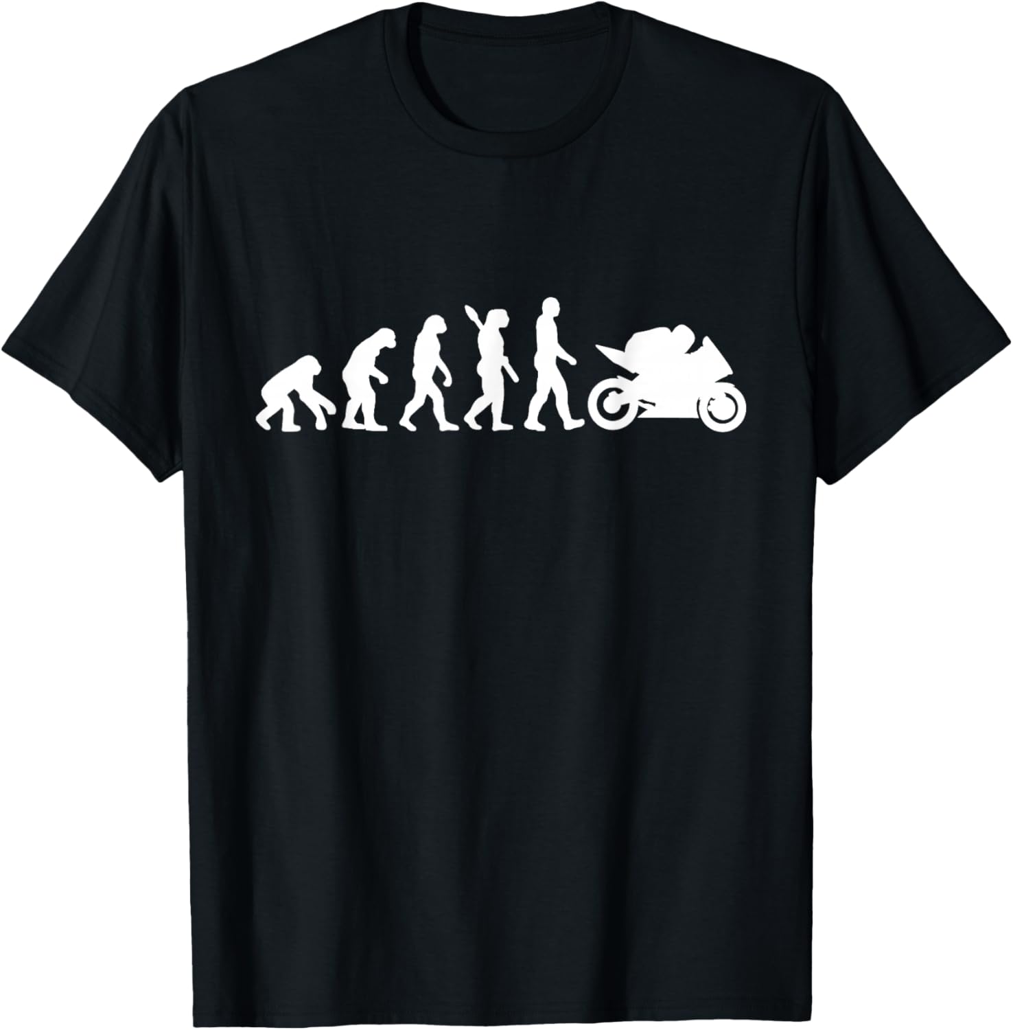 Detalle de Moto De Course Motocycliste Motards L'évolution T-Shirt