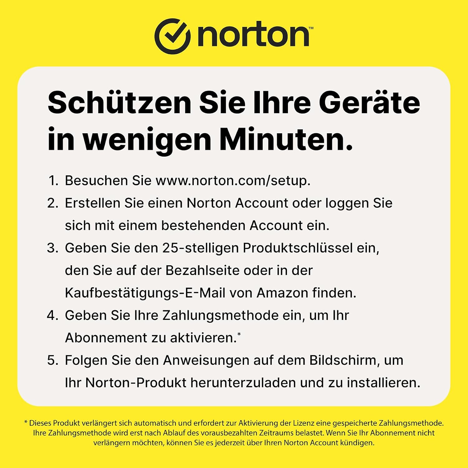Detalle de Norton 360 Standard 2026 für 1 Gerät – 1-Jahres-Abonnement mit Aktivierungscode per E-Mail