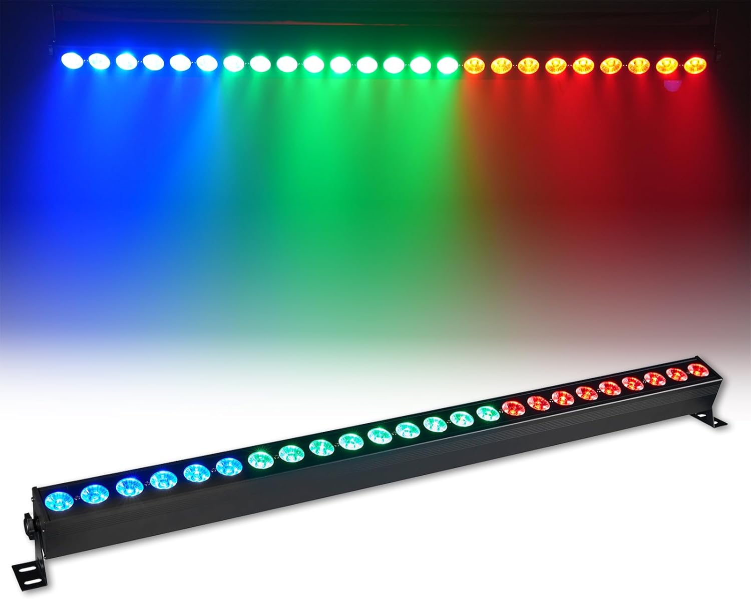 Detalle de XFALIGHTS XWASH-24 RGBW LED Stage Light Bar with DMX and 8-Zone Control