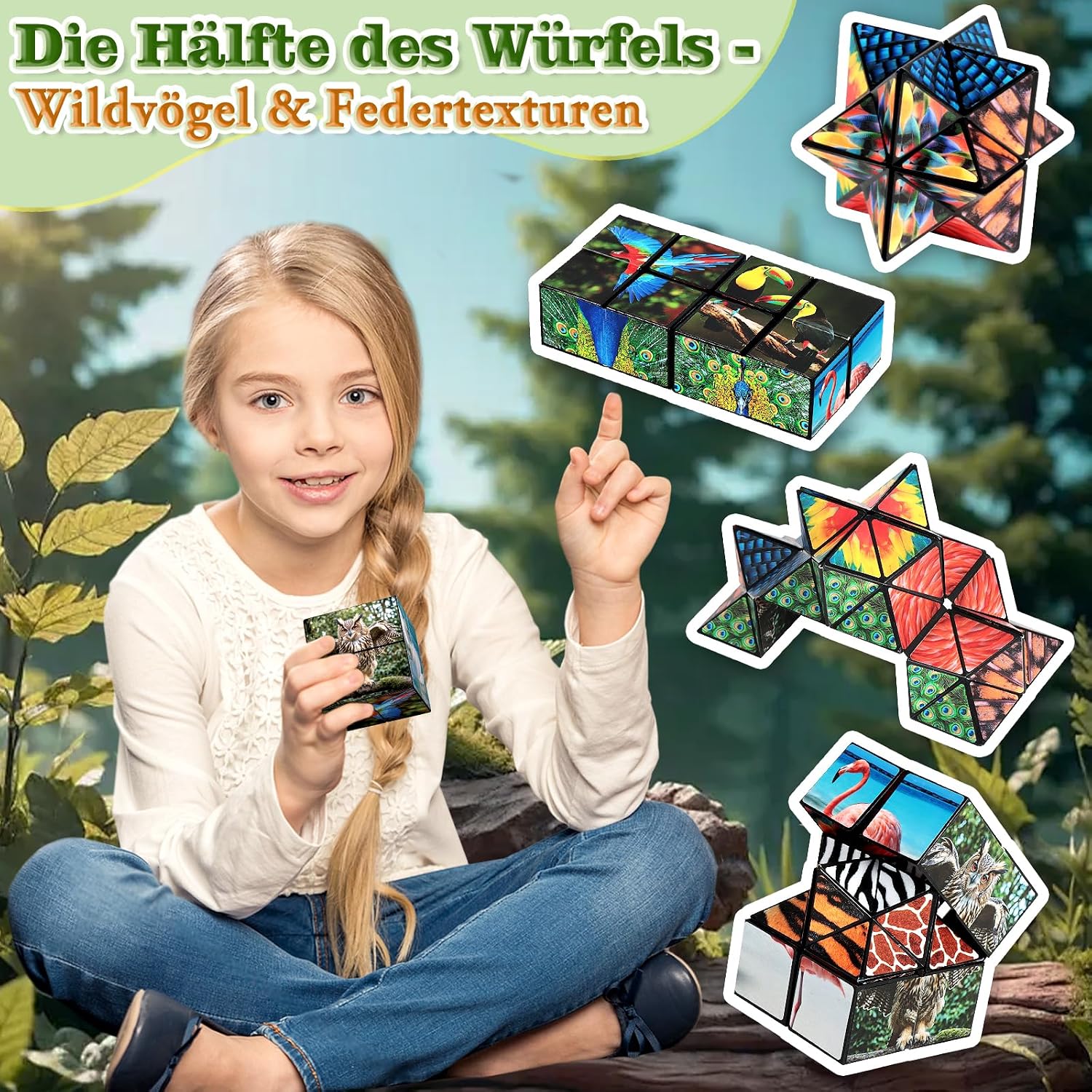 Thumbnail 3 de Sternenwürfel Zauberwürfel Set 5,6 cm