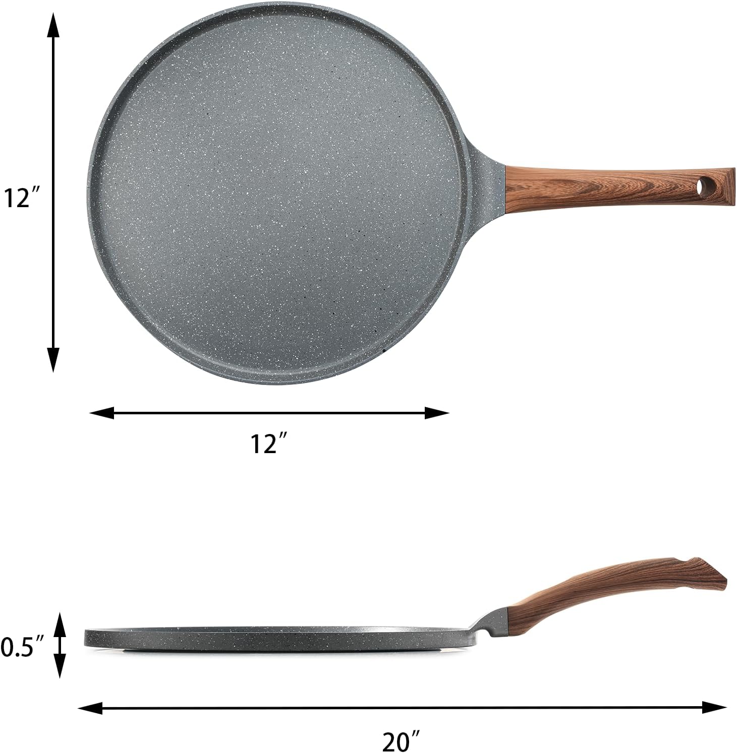 Thumbnail 5 de SENSARTE Nonstick Crepe Pan 12-Inch