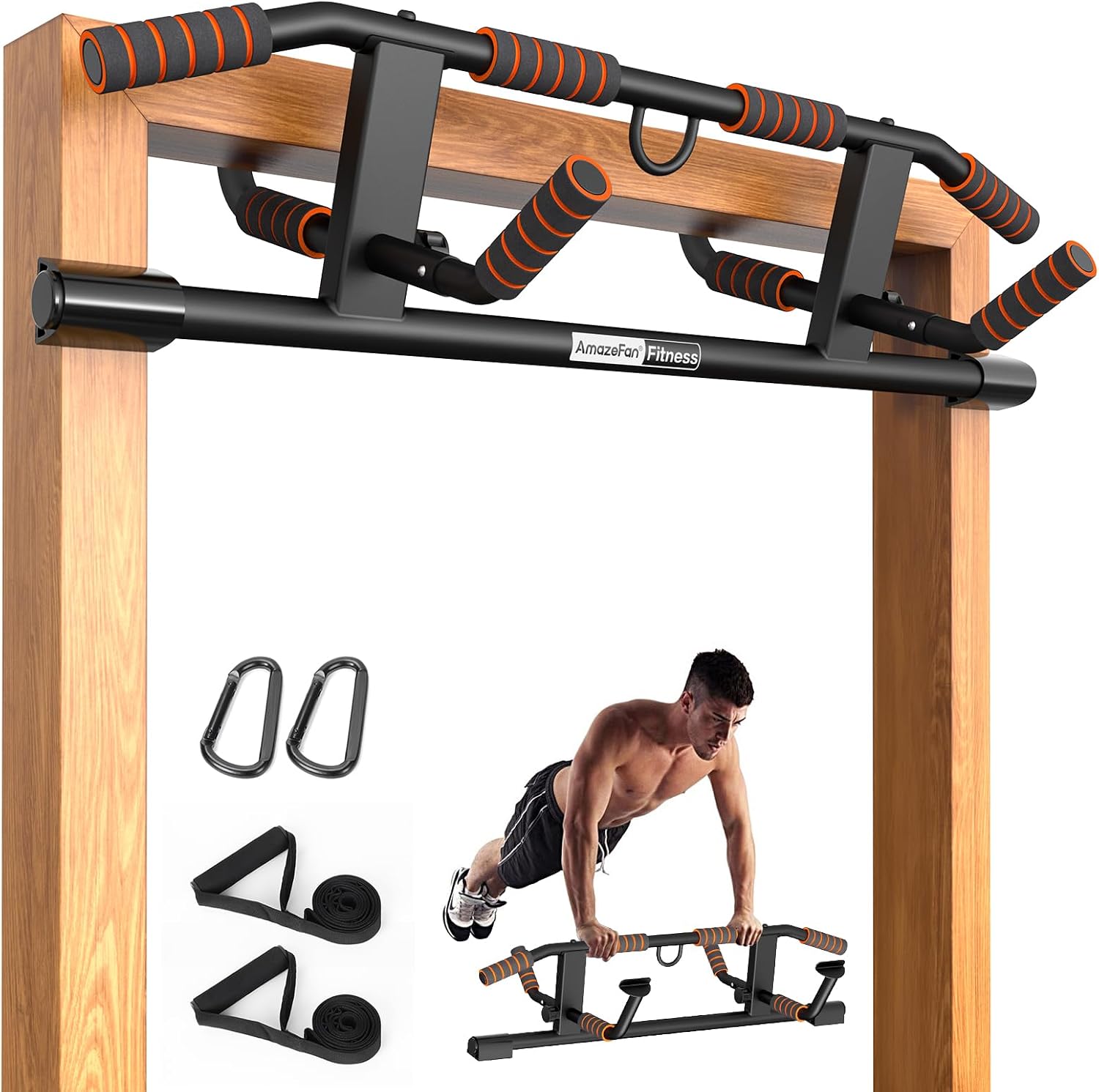 Detalle de AmazeFan Klimmzugstange 2024 Upgrade für Türrahmen 🏋