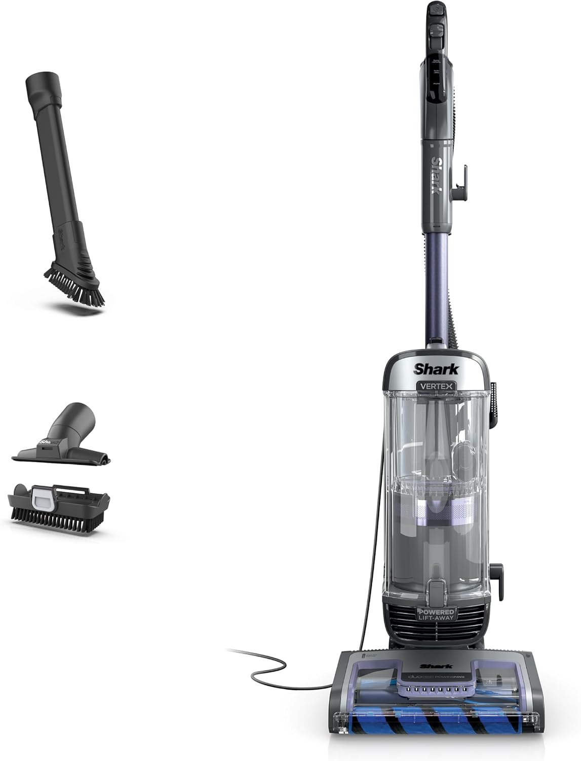 Detalle de Shark Vertex AZ2001AMZ Upright Vacuum with DuoClean PowerFins, Powered Lift-Away, and Self-Cleaning Brushroll