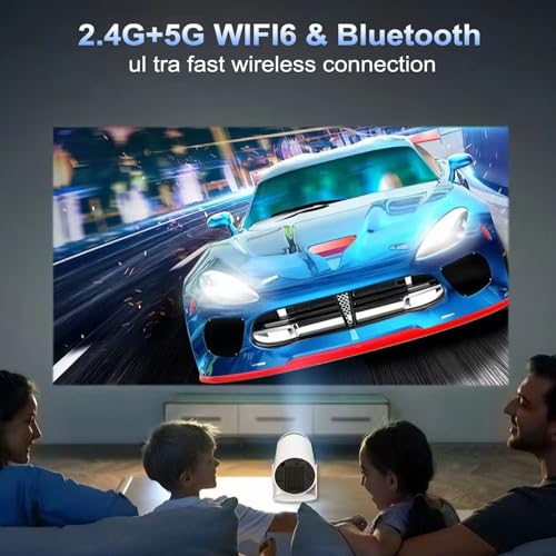 Thumbnail 5 de Thunrlge Mini Proyector 4K WiFi 6 BT5.2: Proyector portátil con Android 11, Netflix y corrección Keystone automática