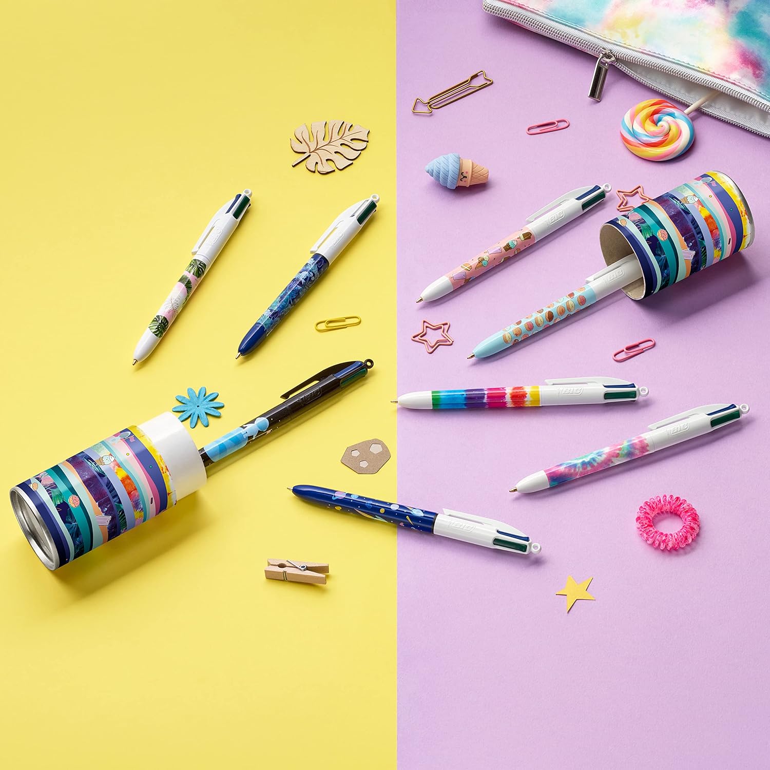 Detalle 2 de BIC 4 Colours Message Box Retractable Pens