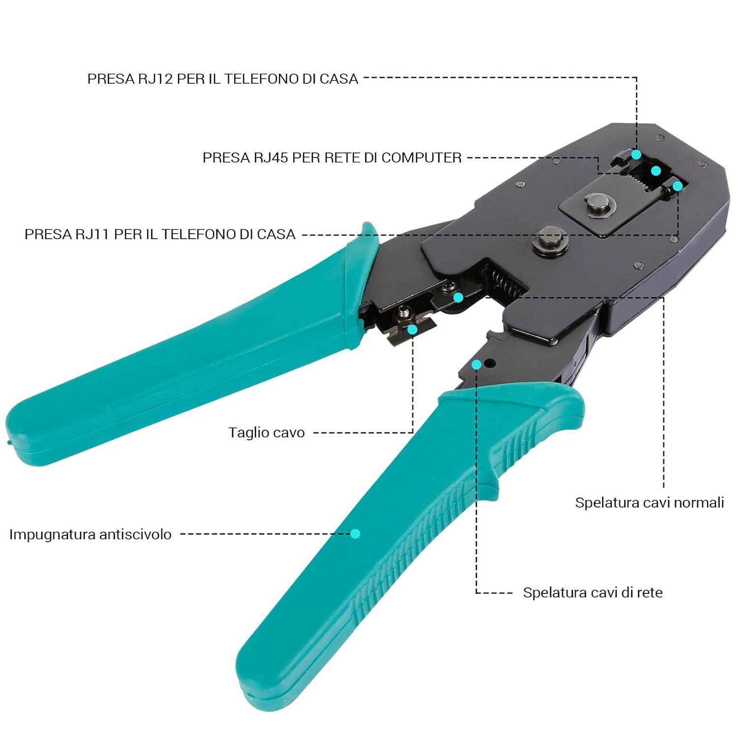 Thumbnail 3 de Kit RJ45 12 in 1 SGILE, rete